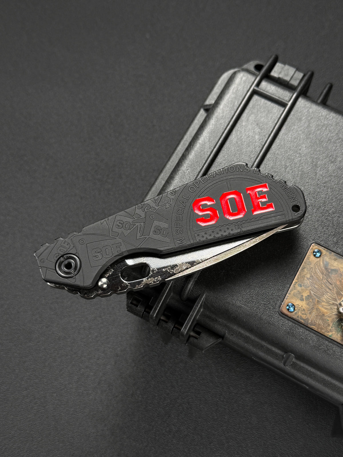 超希少 Strider Knives × SOE コラボ SMF CTS-XHP|レーザー・デジタルカモ|USA製