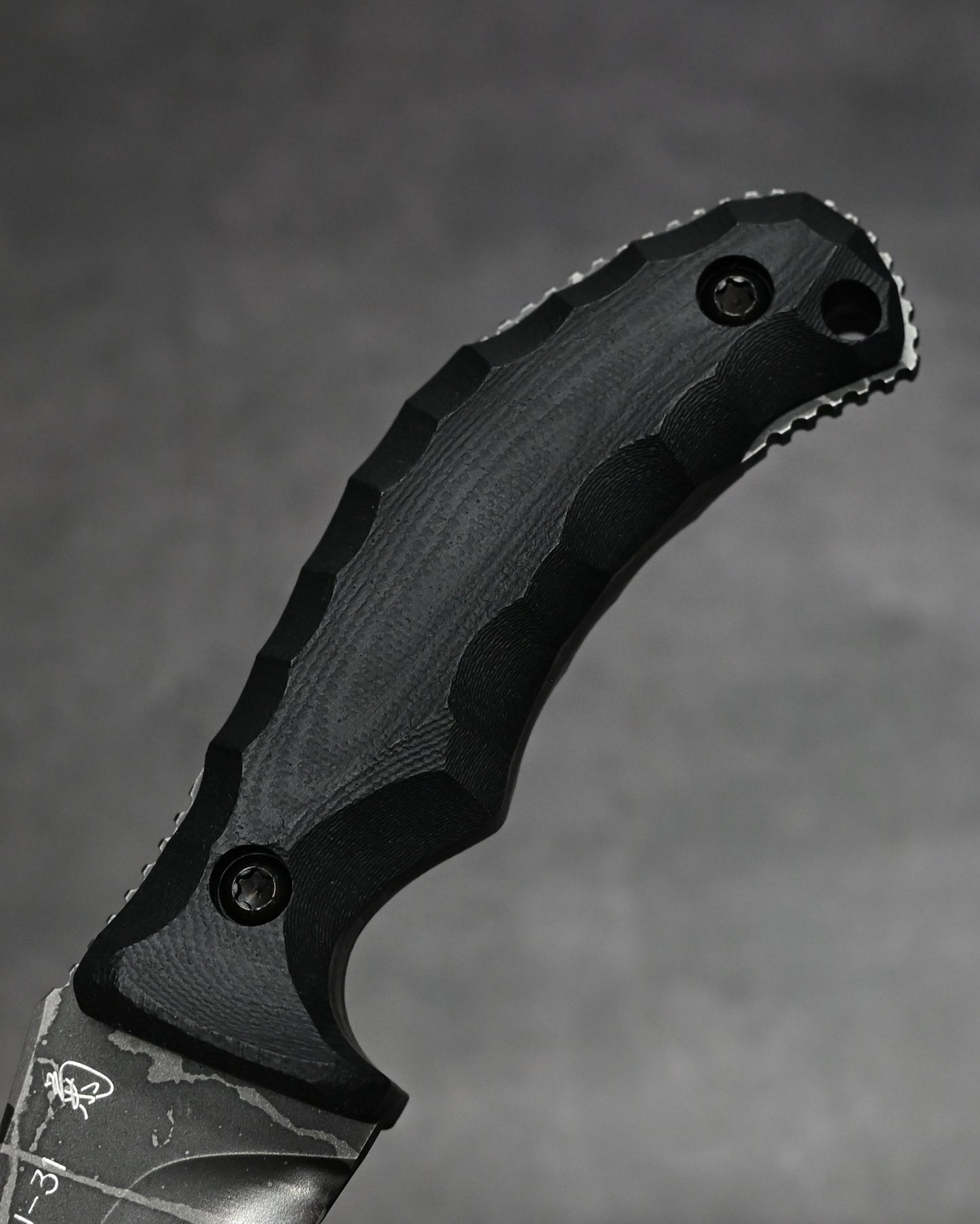 Limited EditionKiku Matsuda Southern CrossOU-31 Outdoor Fixed BladeBlack G10 HandleHandmade in Japan