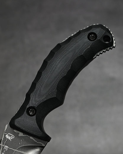Limited EditionKiku Matsuda Southern CrossOU-31 Outdoor Fixed BladeBlack G10 HandleHandmade in Japan