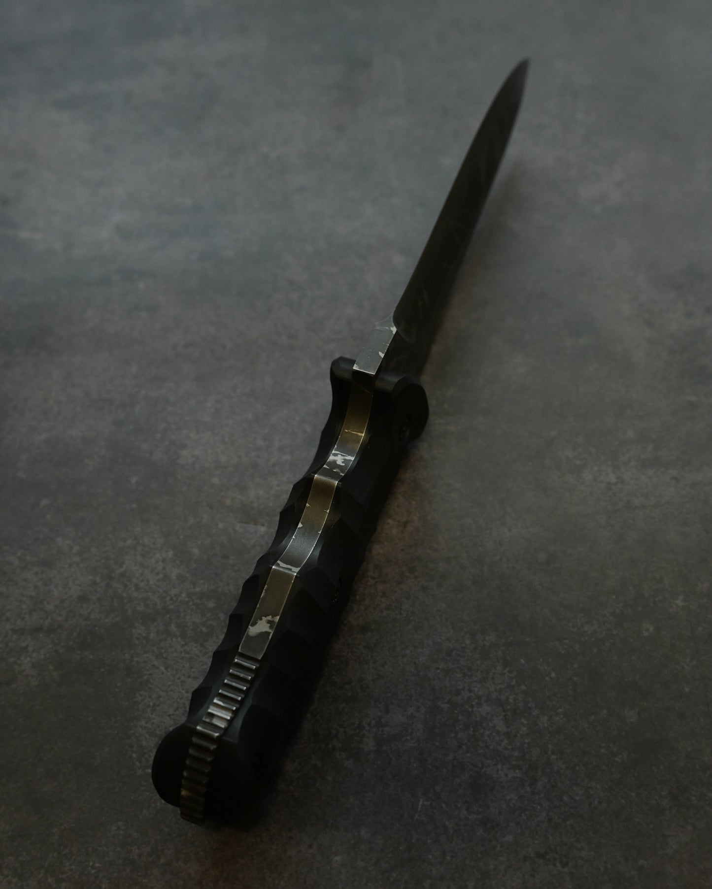 Kiku Matsuda “Police L”｜OU-31 Tool Steel × Black G10 Handle｜Handmade in Japan