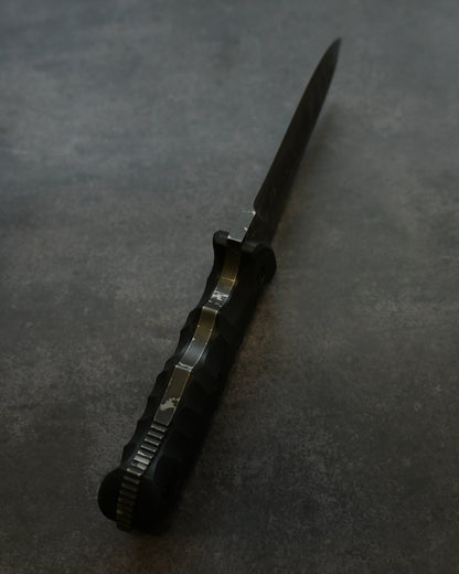 Kiku Matsuda “Police L”｜OU-31 Tool Steel × Black G10 Handle｜Handmade in Japan