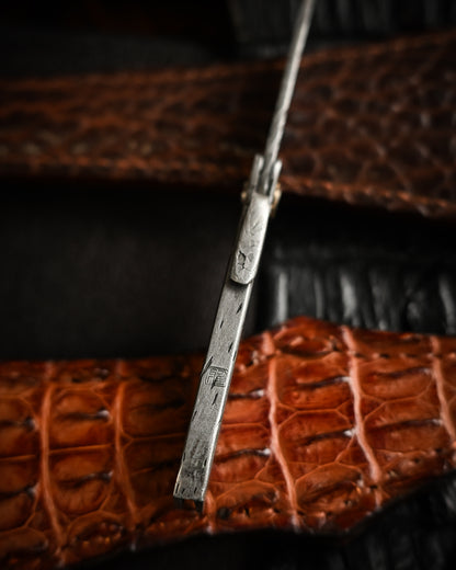 Masayuki Tashiro S712 Forged Dragon Scale Damascus Higonokami EDC Custom Folding Knife