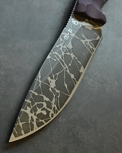 Extremely Rare｜Lake Biwa Show Edition｜Masayuki Matsuda “Nokaze”｜OU-31 Outdoor Fixed Blade｜G10 Handle｜Handmade in Japan