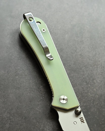 NUKNIVES Jade Green G10 Handle Quick-Open Replaceable Blade Utility Knife | Kumpanter U23