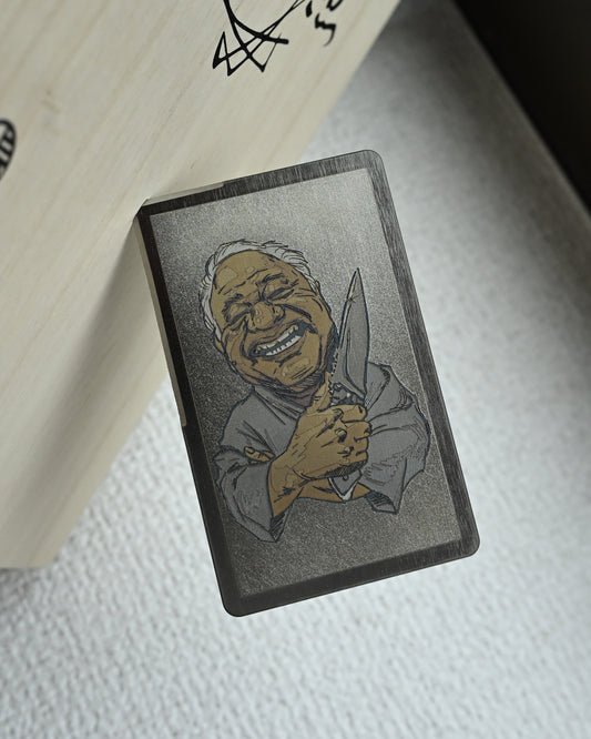 Kiku knives  Mummert Knives Titanium Card Knife Limited Collaboration