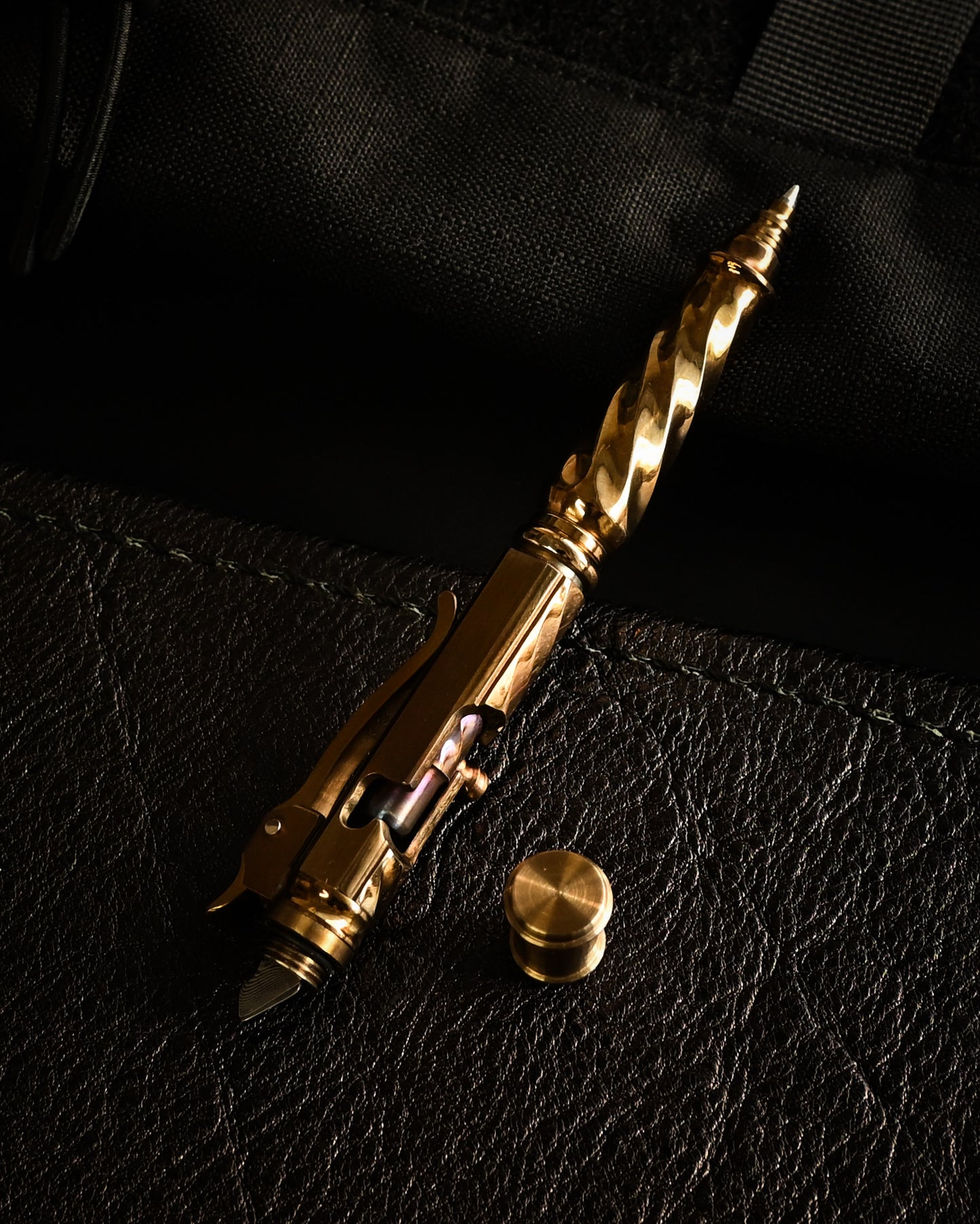 Hidetoshi Nakayama New Custom Tactical Pen Twist Pattern Body ＋ Damascus Blade Head