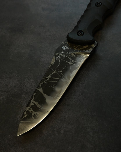 Kiku Matsuda “Police L”｜OU-31 Tool Steel × Black G10 Handle｜Handmade in Japan