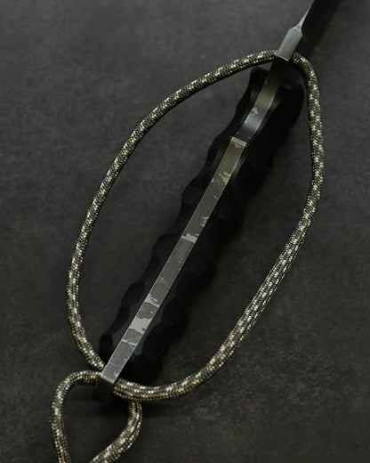 Kiku Knives King Fisher II by Kiku Matsuda｜OU-31 Tool Steel Outdoor Camping Fixed Blade｜Black G10 Handle｜Handmade in Japan