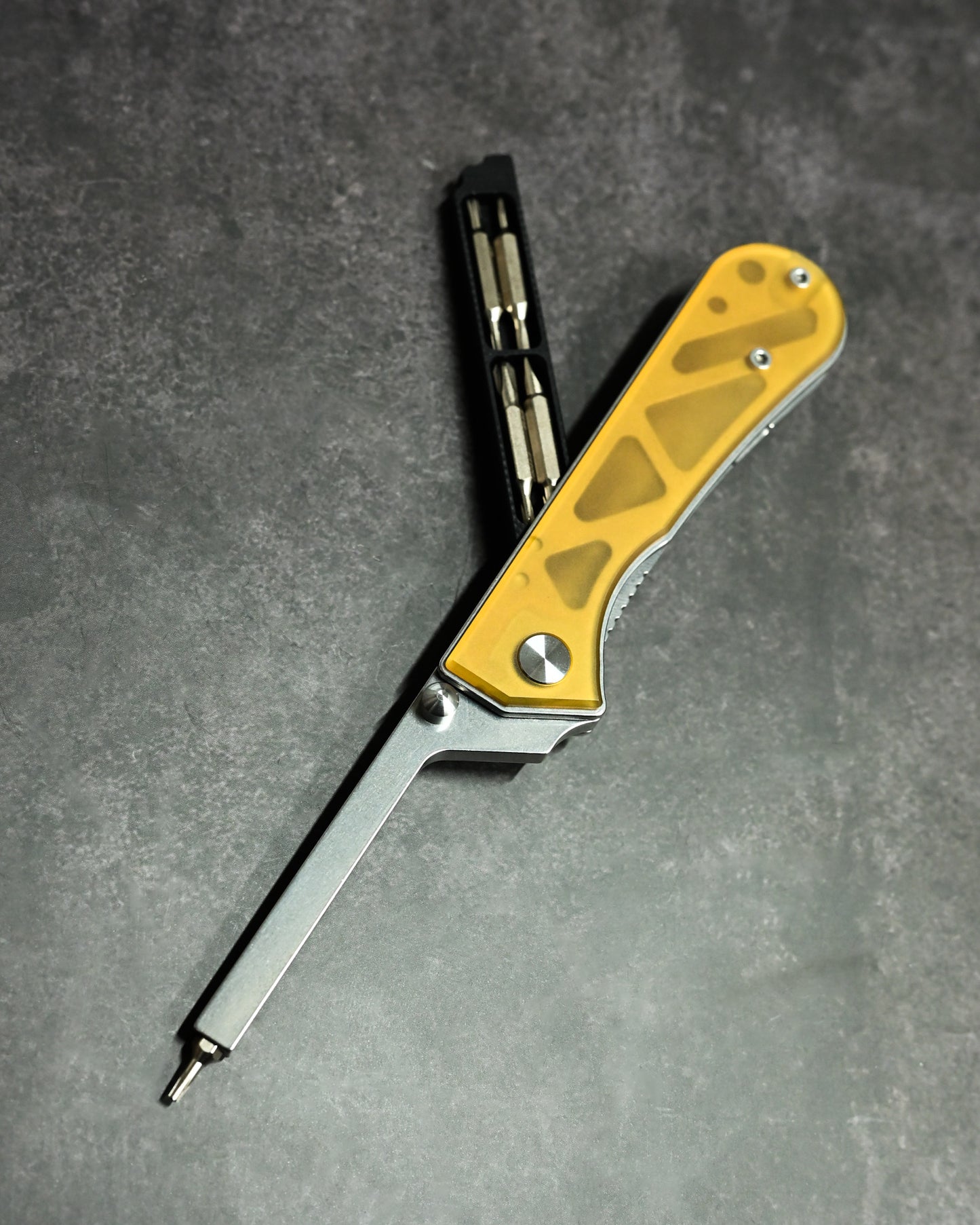 NUKNIVES T33 Multi-Functional Folding Screwdriver – PEI Handle (Includes EDC Pouch)