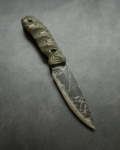 Kiku Matsuda Kikuknives Noduchi Hamaguri Outdoor Fixed Blade  Handcrafted in Japan