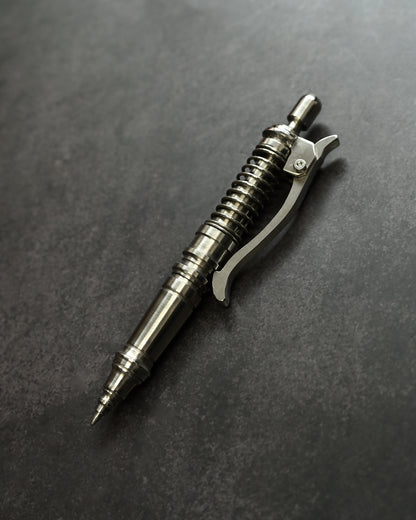 Hidetoshi Nakayama Clip-Lock Pen – Hidden Bolt-Action Short Model