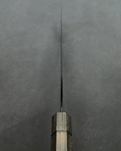 猿九 焔雲三徳 180mm 水墨 日本包丁 SPG2多層鋼