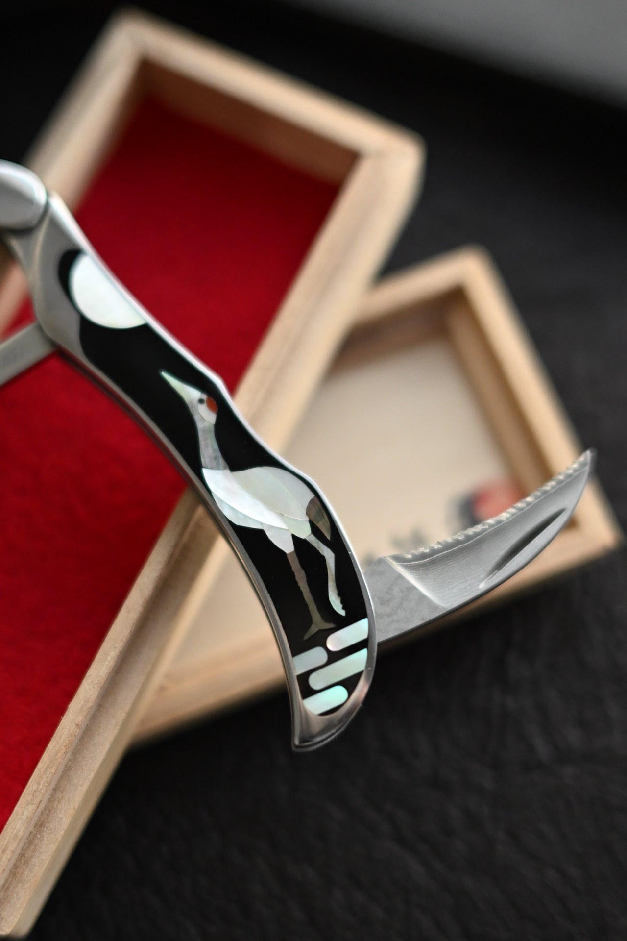 Ikuo Nagata One-Off｜Red-Crowned Crane Wine Opener Knife