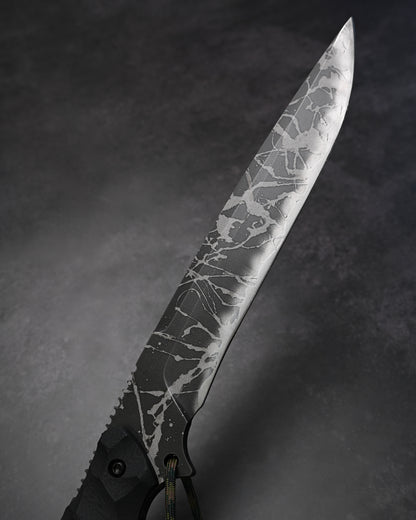 Rare Kiku Knives by Kikuo Matsuda “Yoroi Ryu” Custom Outdoor Knife – OU-31 Blade