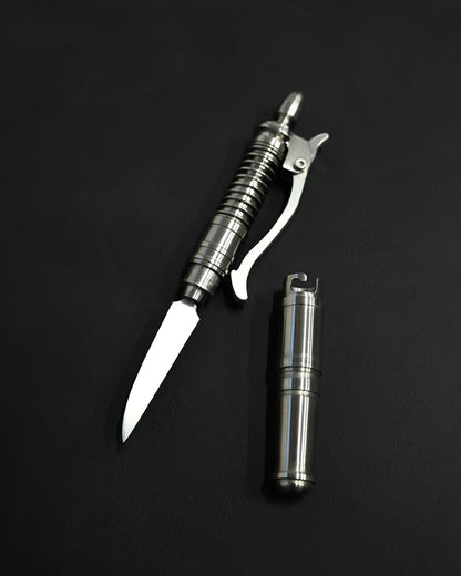 Hidetoshi Nakayama “Bolt-Action Tactical Knife” — A Fusion of Pen Mechanics and Blade Precision