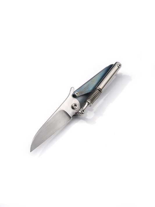 [Sold Out] Out spring folding knife by Hidetoshi Nakayama