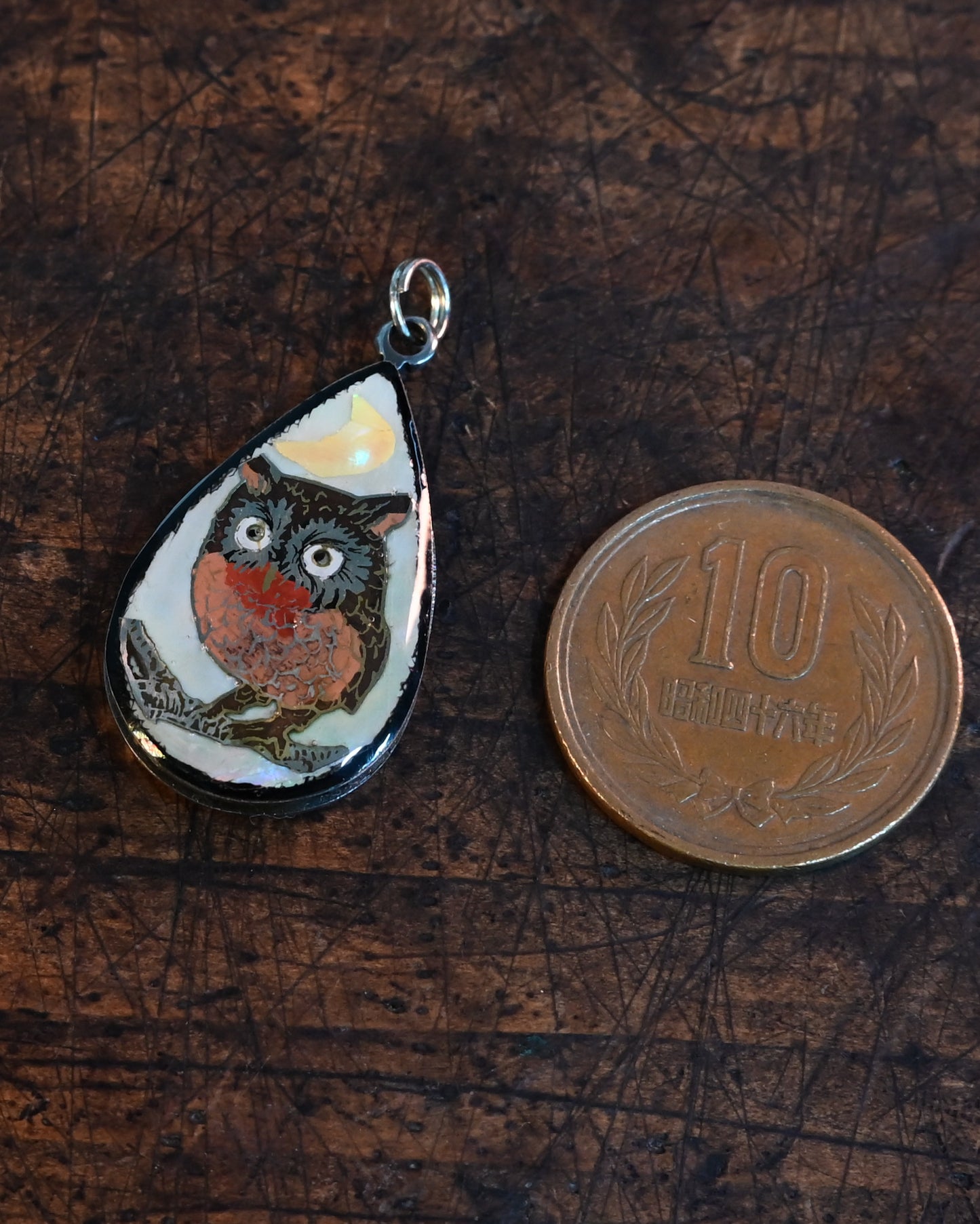 Elegant Mini Owl Necklace - Handmade Art by Katsuhiko Miura, Symbol of Wisdom and Protection Letter Opener