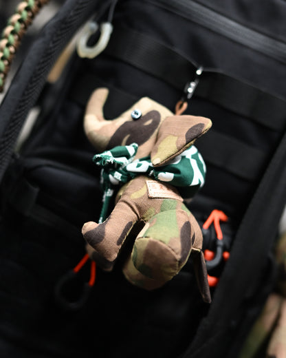 Sunizumi Shoten × Kotobukidou Camo Elephant Custom Mascot Charm