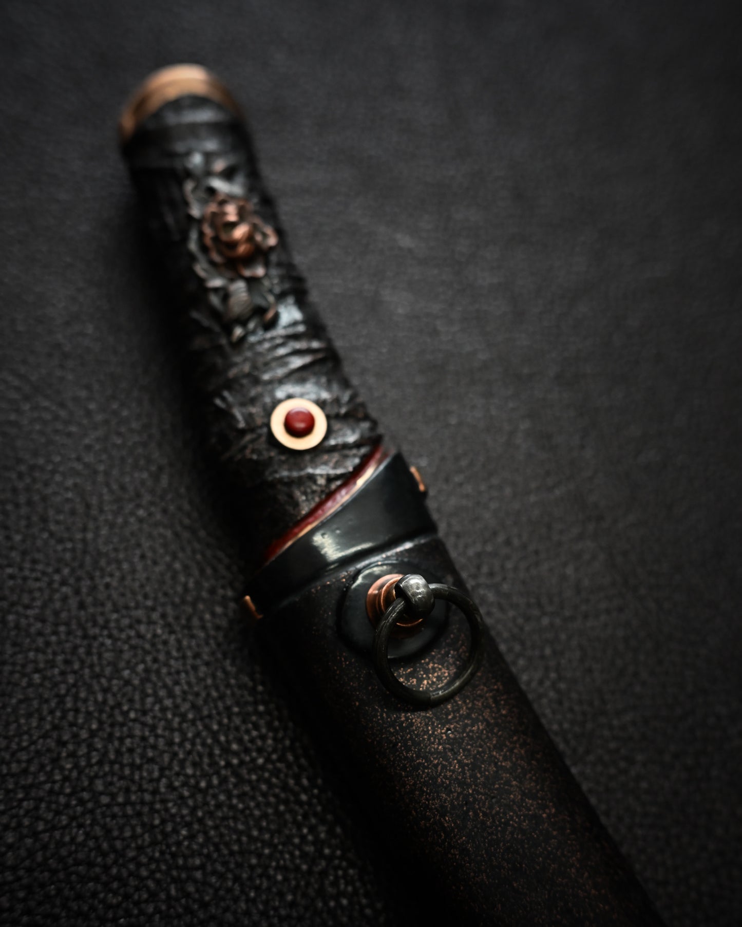 Yukio Nibu – One-Off Custom Knife No. R8-7 Reclaimed Japanese Sword Fragment Carbon Steel
