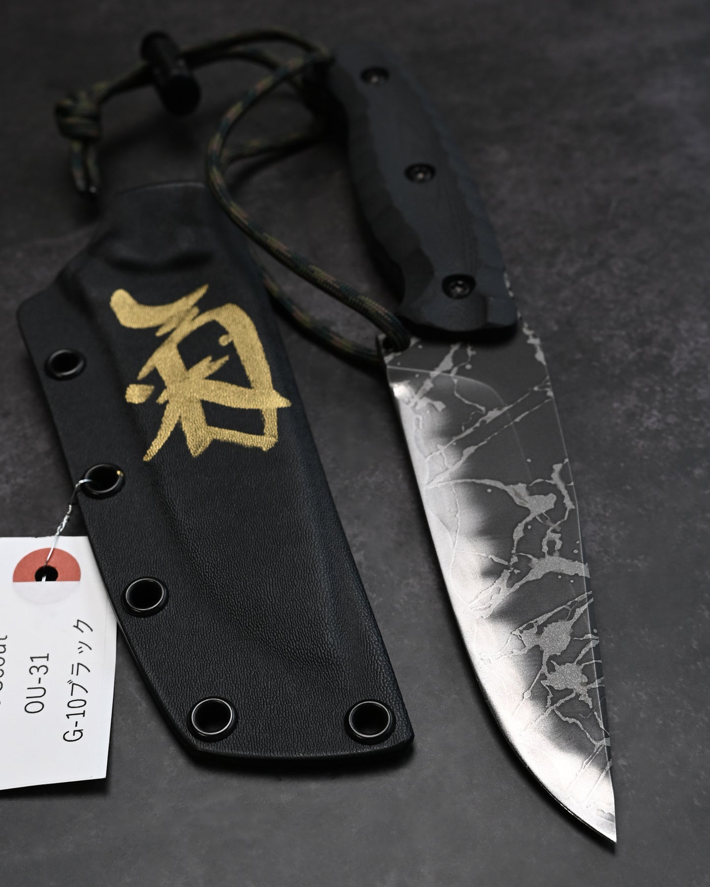松田菊男 Tac Scout OU-31鋼 ブラックG10ハンドル 日本製