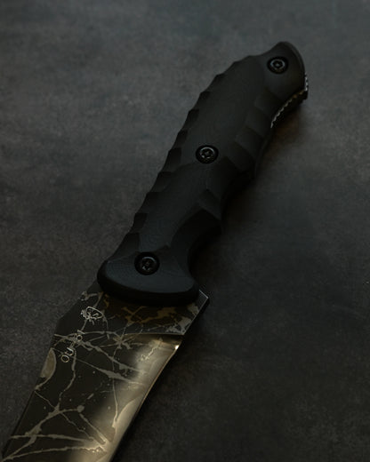 Kiku Matsuda “Police L”｜OU-31 Tool Steel × Black G10 Handle｜Handmade in Japan