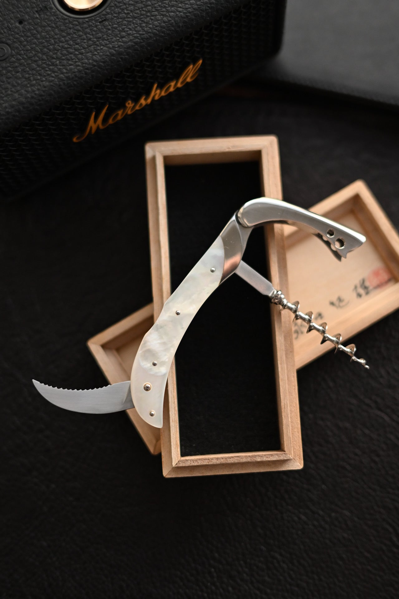 Ikuo Nagata One-Off Mother-of-Pearl Wine Opener Knife