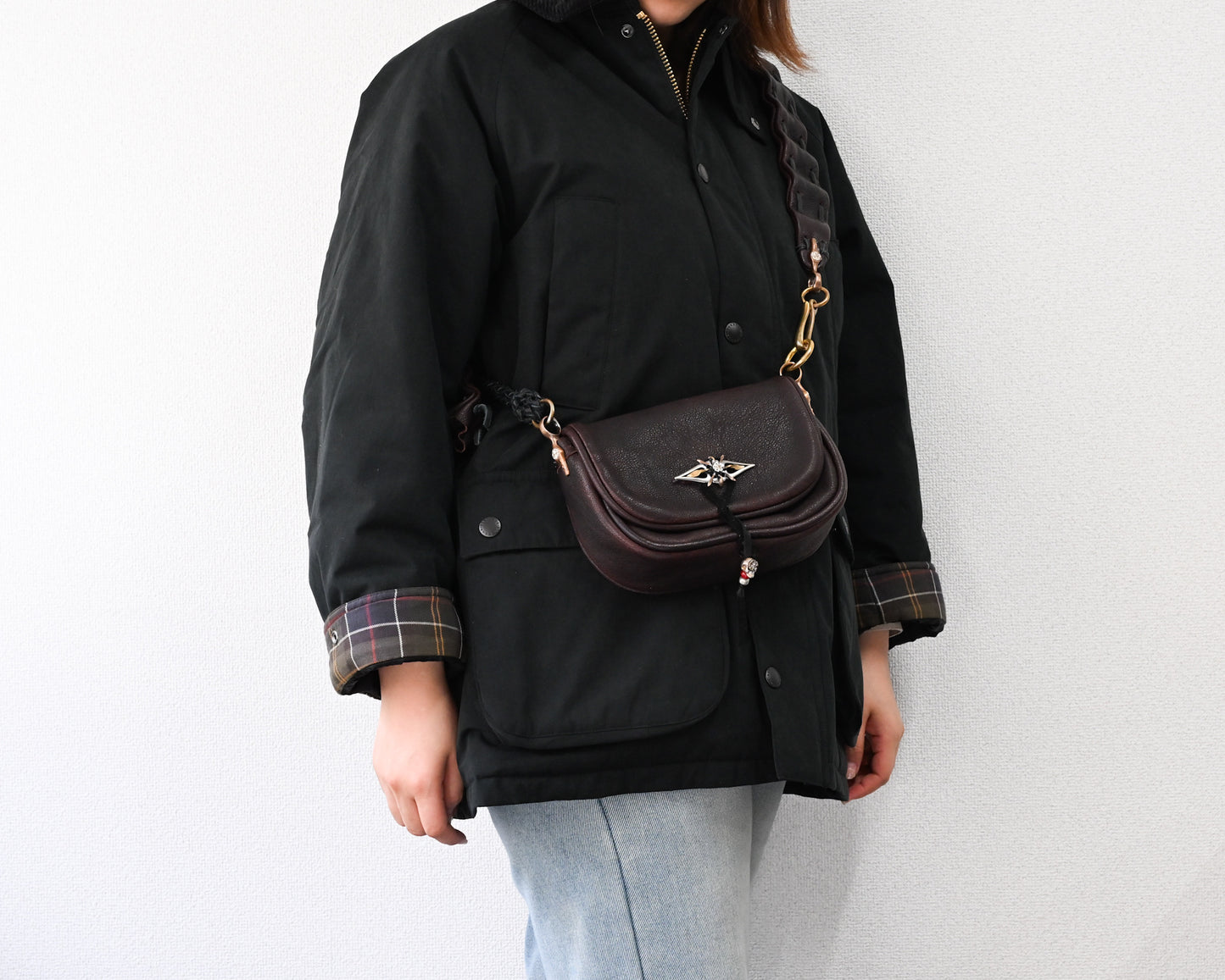 Wtopia CH4 ハンドメイド・カスタムバッグ バーガンディ（ワンオフ・一点物）