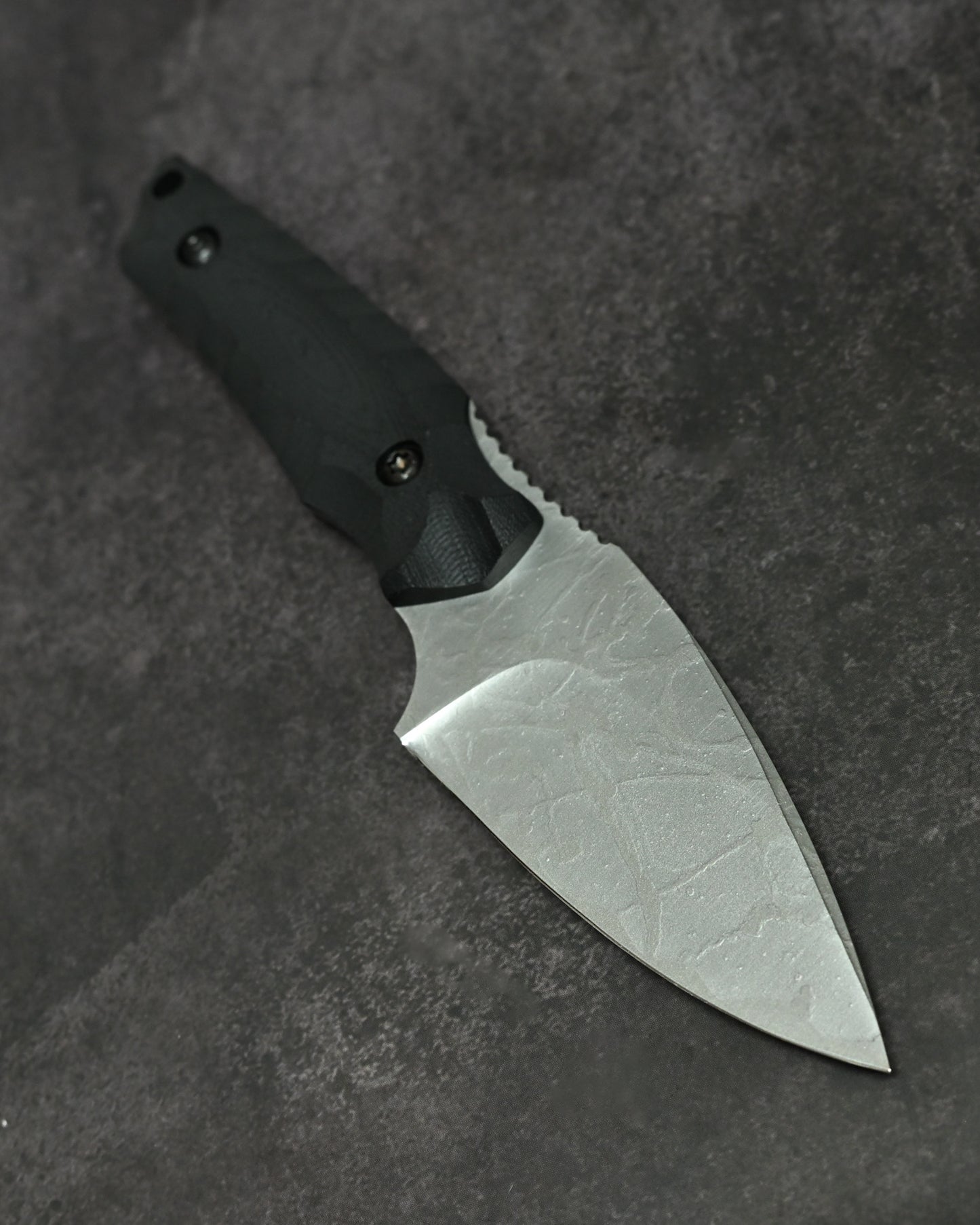 極稀少｜琵琶湖特別モデル｜松田菊男「湖風」｜14C28N アウトドア直刀｜G10ハンドル