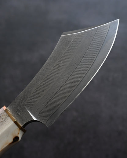 Sunizumi Knives “Little Brown” Custom Outdoor Bunka – R2 Laminated Steel (#1)