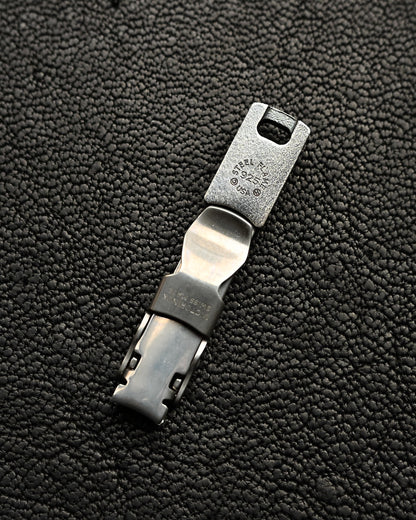 Discontinued and Rare Steel Flame Nail Clipper with Sterling Silver Claw Accent