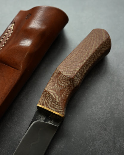 Wtopia Arawashi WP2 Straight Knife Japanese Made  Westinghouse Micarta