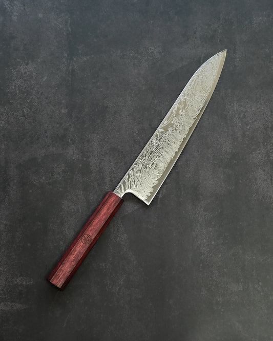 Kanetaka Limited Gyuto 240mm – VG10 Damascus-Clad Steel / Mirror Polish / Artisan Sharpened
