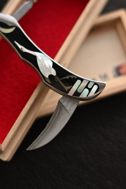 Ikuo Nagata One-Off｜Red-Crowned Crane Wine Opener Knife