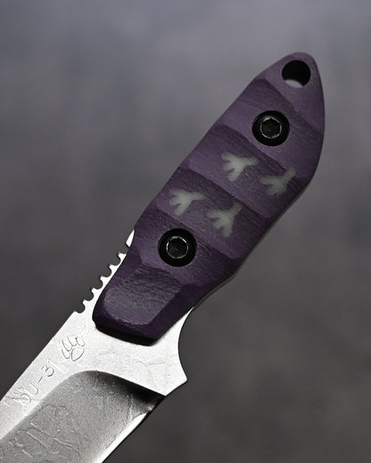 [Ginza Exhibition Limited Edition] Kiku Knives Masayuki Matsuda Enaga Satin Finish  Glow-in-the-Dark Accents