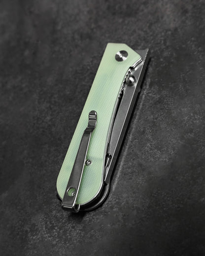 NUKNIVES T33 Multi-Functional Folding Screwdriver – Jade G10 Handle (Includes EDC Pouch)