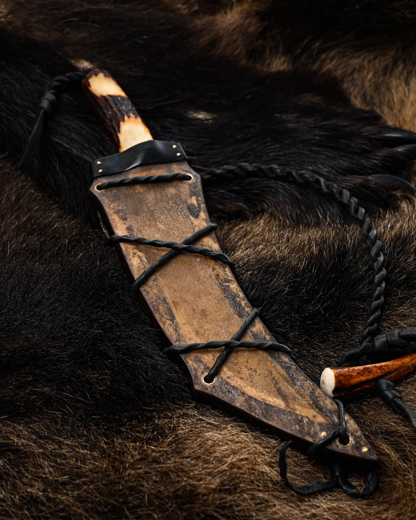 Made in Japan  Hidetsugu Shimada "Ishitora" Custom Handmade Hunting Knife