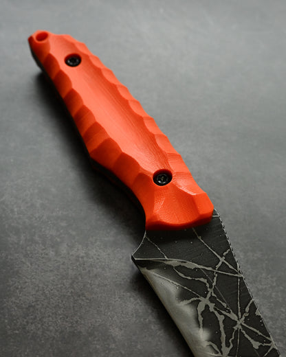 Kikuknives Akashoubin  | OU-31 × Orange G10 | Kiku Matsuda Custom Knife