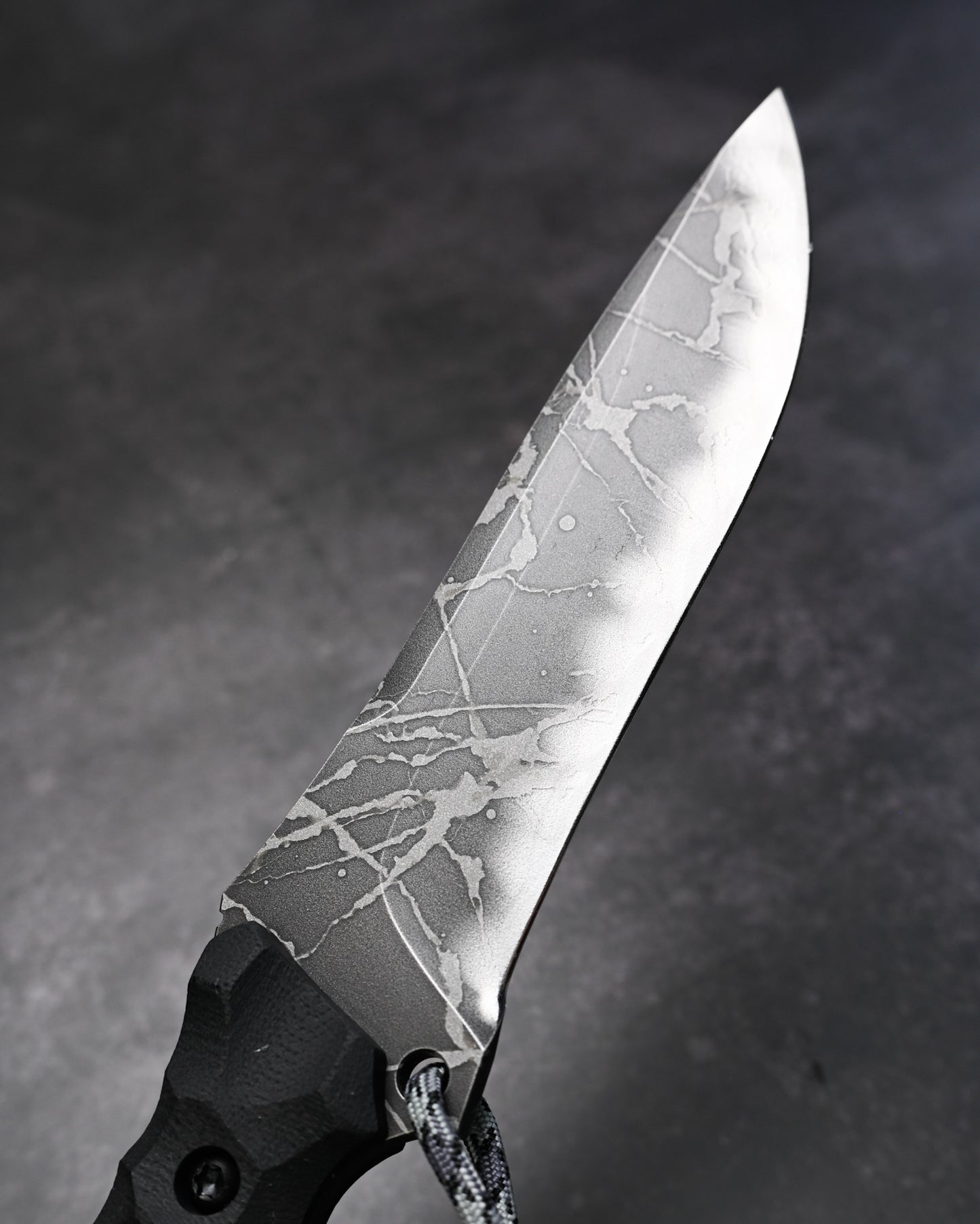 Rare Kiku Knives by Kikuo Matsuda High Back Fighter II Custom Outdoor Knife  OU-31 Blade