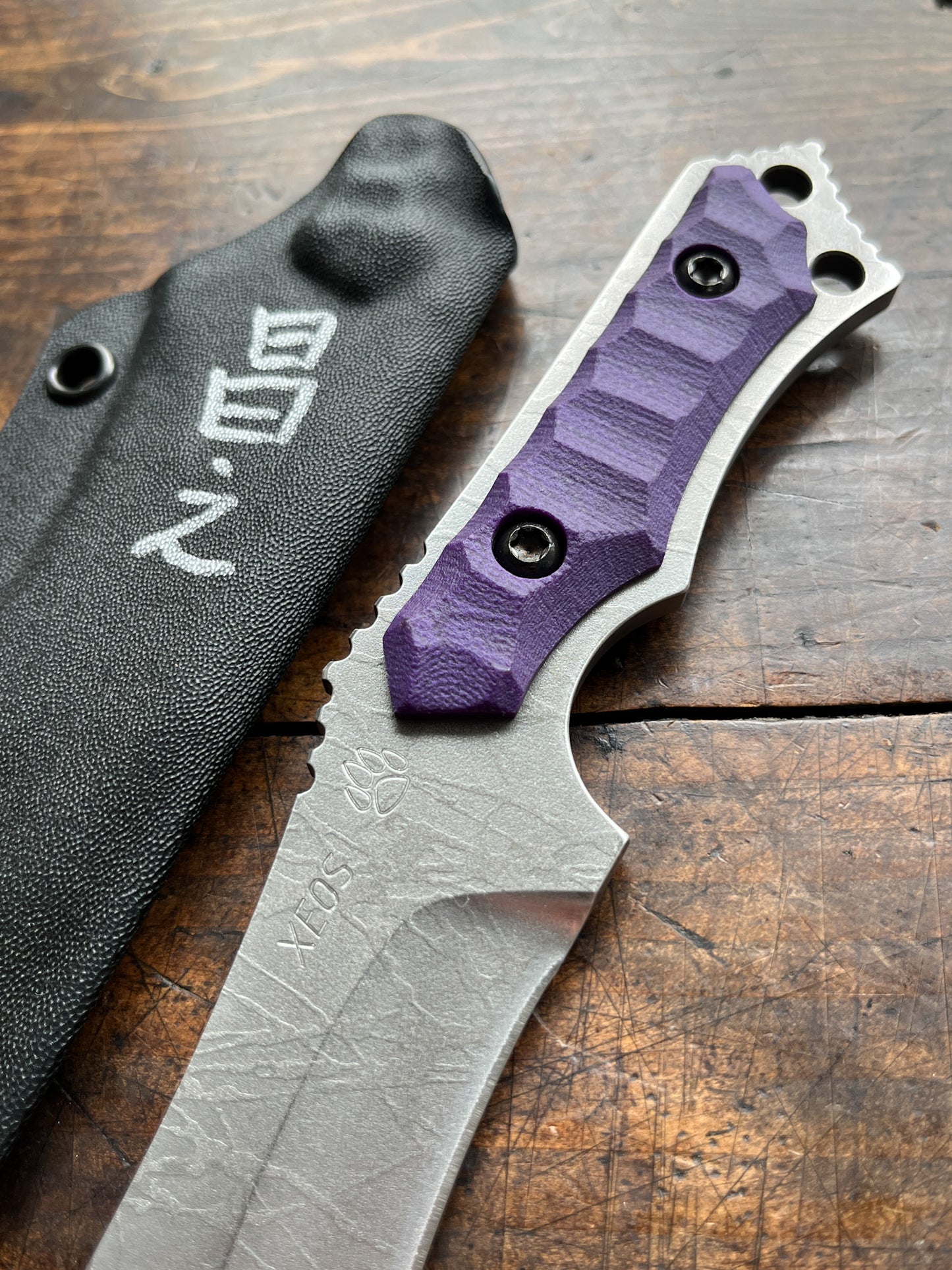 Kiku Knives With-One – 松田菊男・松田昌之 VG-XEOS カスタム固定刃ナイフ