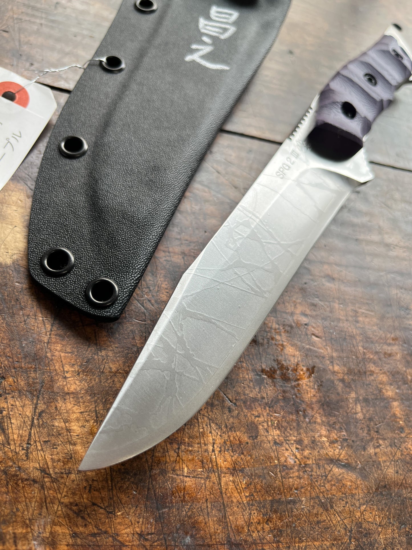 Rare Kiku Knives Fish Neo – Kikuo Matsuda & Masayuki Matsuda SPG-2 San Mai Custom Fixed Blade Knife