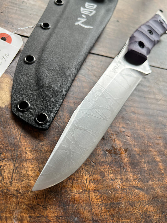 Rare Kiku Knives Fish Neo – Kikuo Matsuda & Masayuki Matsuda SPG-2 San Mai Custom Fixed Blade Knife