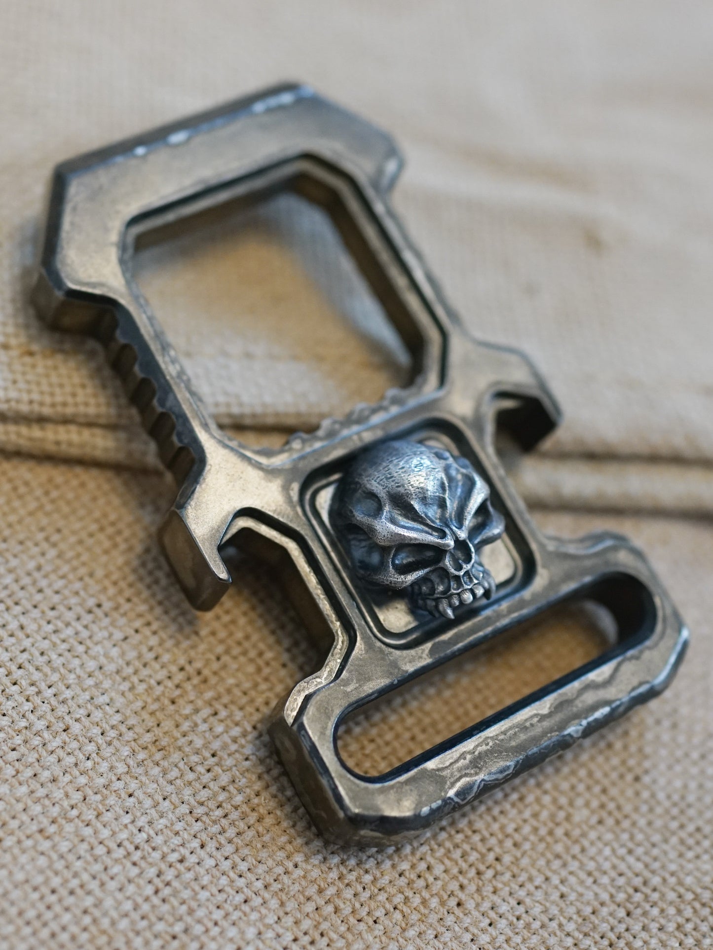 Steel Flame x HiTex * Ti2Design Warrior Knukles & Bottle Opener