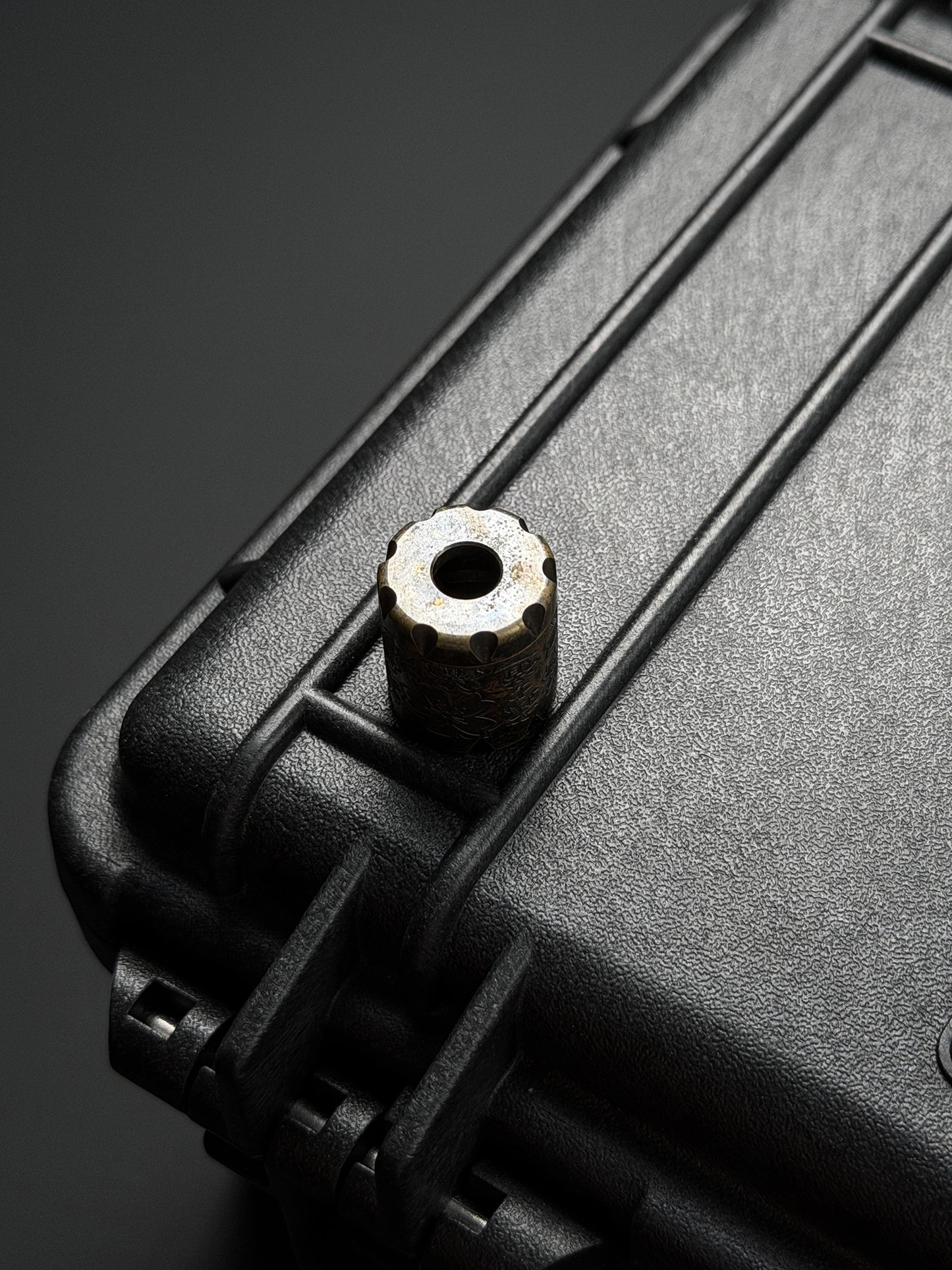 Steel Flame Bronze Bushido Sakura EDC Bead