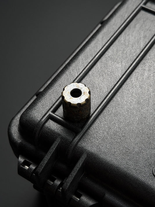 Steel Flame Bronze Bushido Sakura EDC Bead