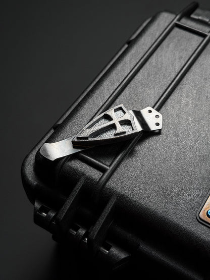 Steel Flame XL 3ホール ハンマード シルバー クルセイダーシールド クリップ