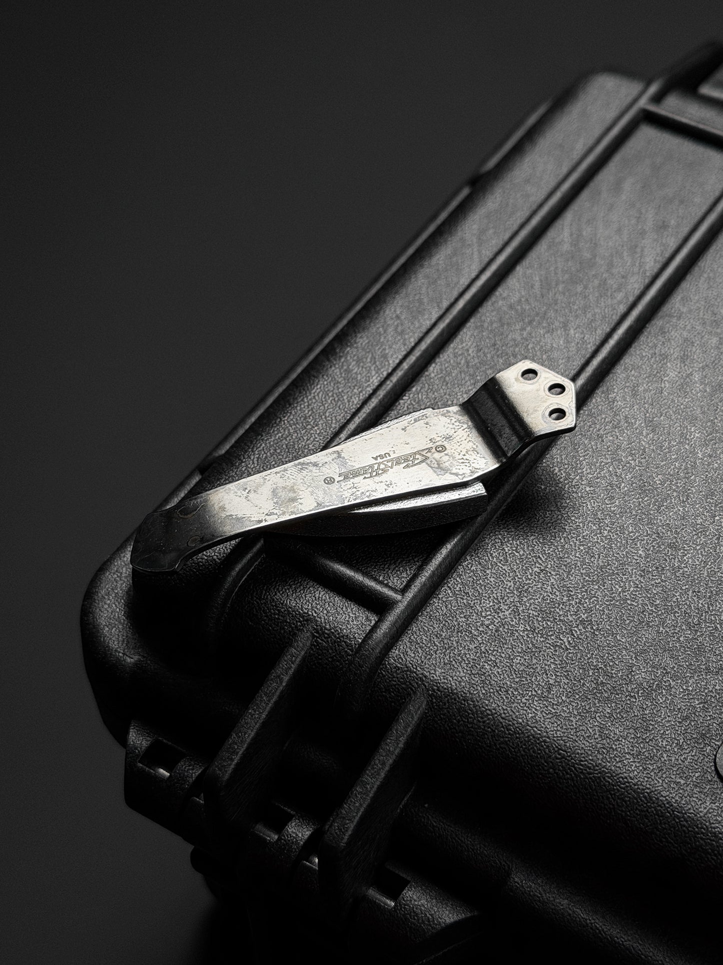 Steel Flame XL 3ホール ハンマード シルバー クルセイダーシールド クリップ