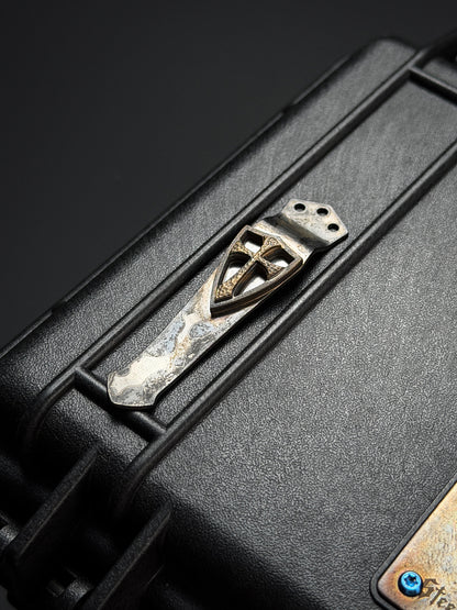 Steel Flame 3ホール ブロンズ クルセイダーシールド クリップ