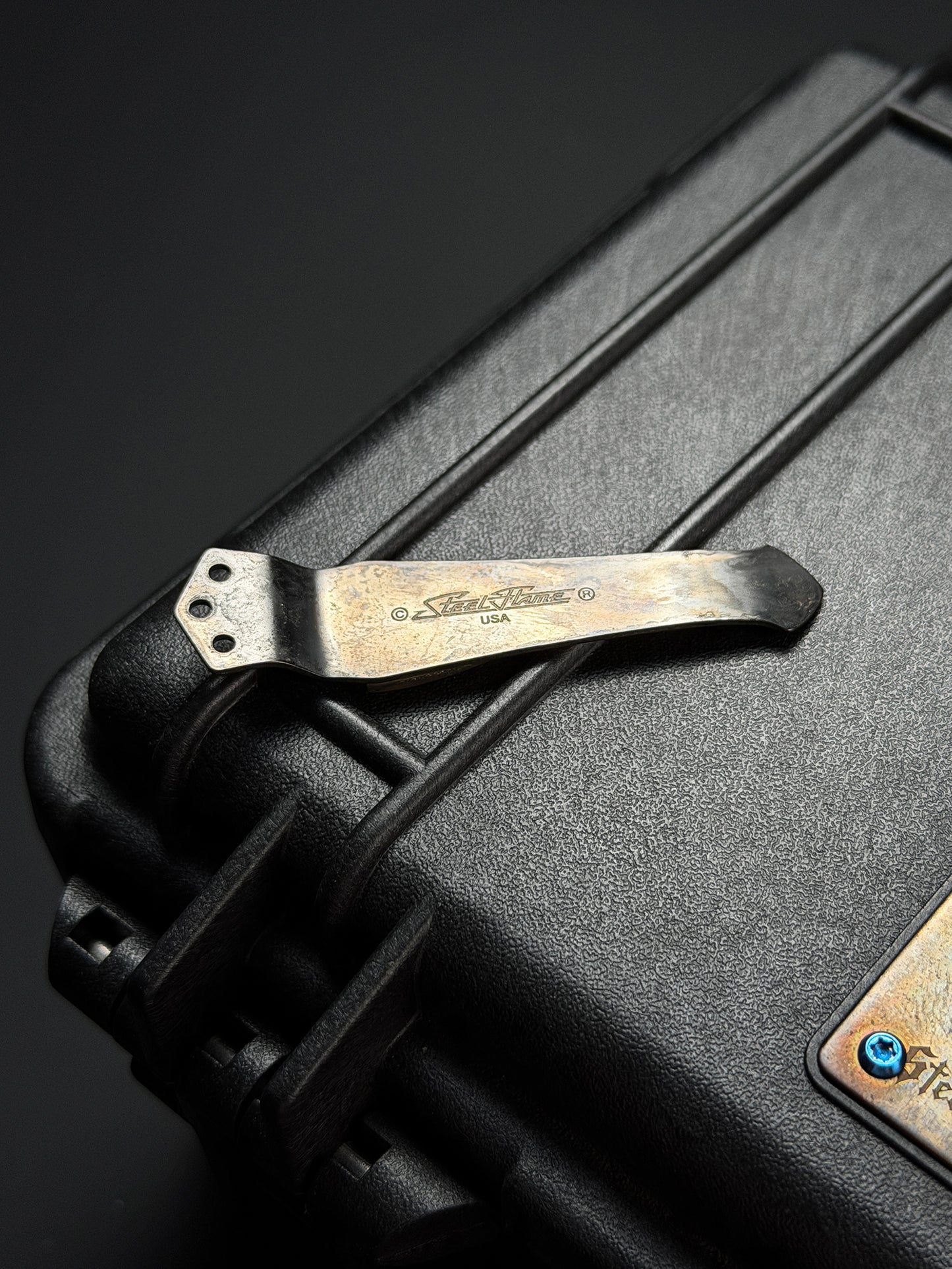 Steel Flame 3ホール ブロンズ クルセイダーシールド クリップ