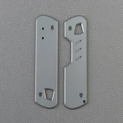 TC4 Titanium Handle Scale Set Compatible with T4, Sandblasted, for DIY Replacement