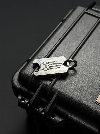 Steel Flame CCKS Show Exclusive Monster & Claw Mark Tag Bottle Opener Pendant
